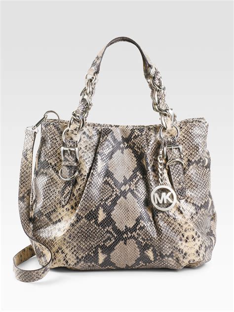 michael kors python bag uk